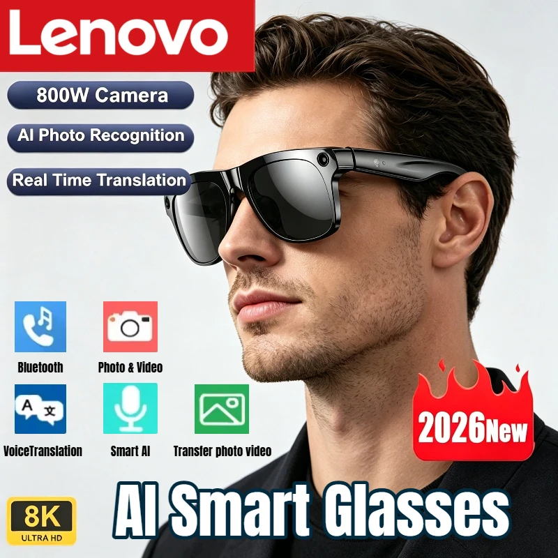 Smart Glasses Ar - 레노버 AI 스마트 안경 8K HD