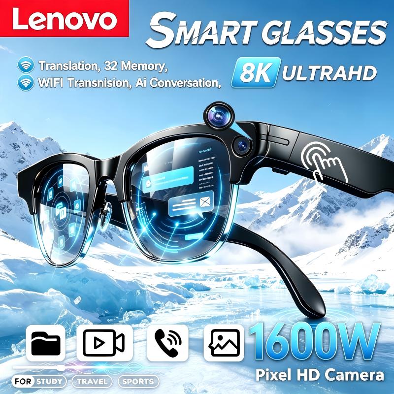 Smart Glasses Ar - 레노버 무선 AI 스마트 안경 블루투스