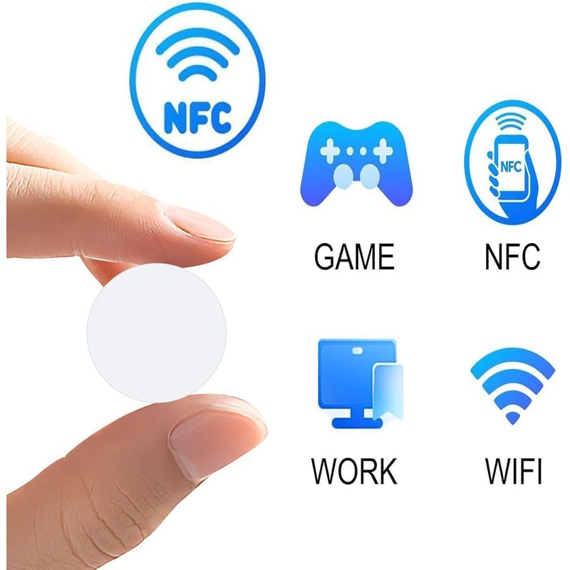 NTAG215 NFC 자가 접착 태그 504바이트 재기 - Nfc Tag Programmable 리뷰 및 가격
