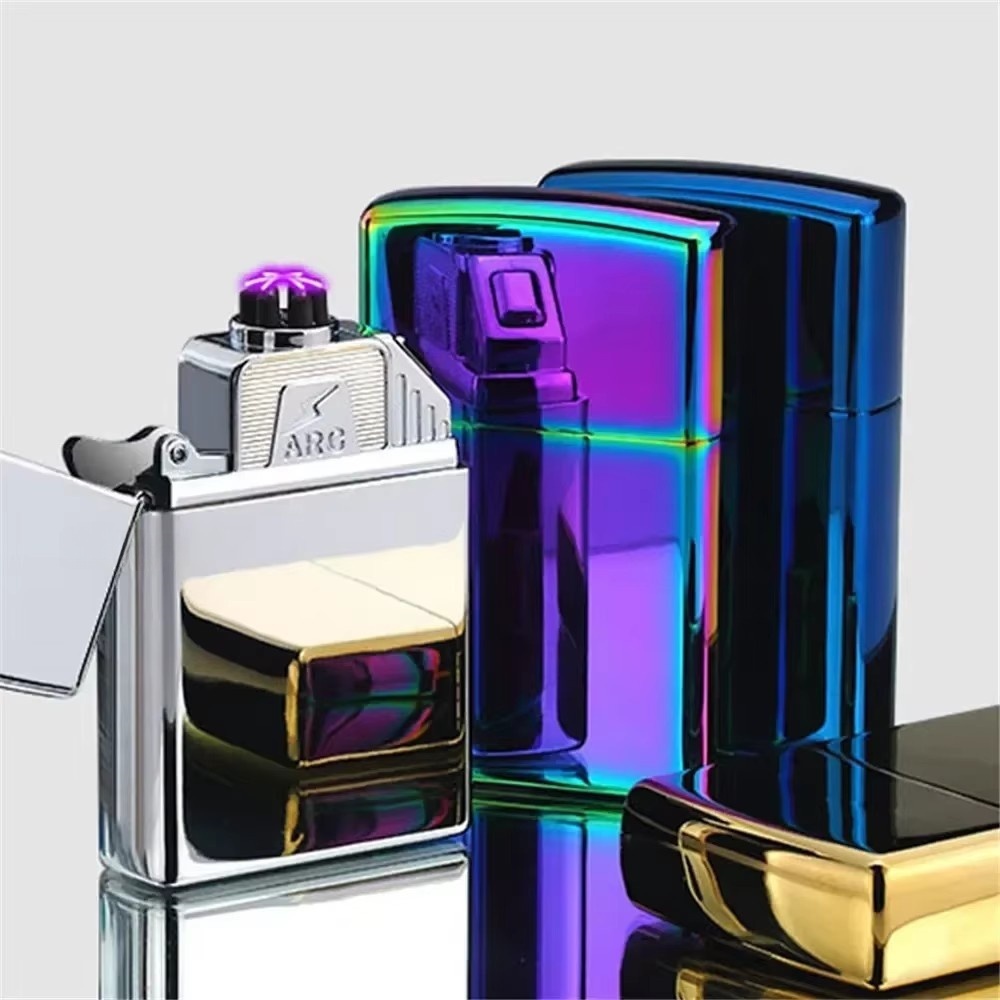 방풍 USB 충전 전자 라이터, 6 아크 라이터, 금속 - Electronics Gadgets To Gift 리뷰 및 가격