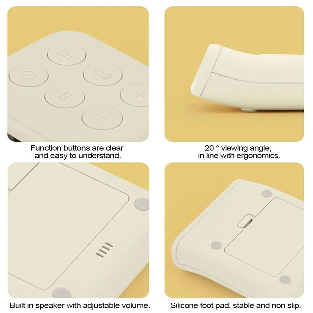 선물용 창의적인 소형 알람 시계 배터리 작동식 간단한  - Electronics Gadgets To Gift 리뷰 및 가격
