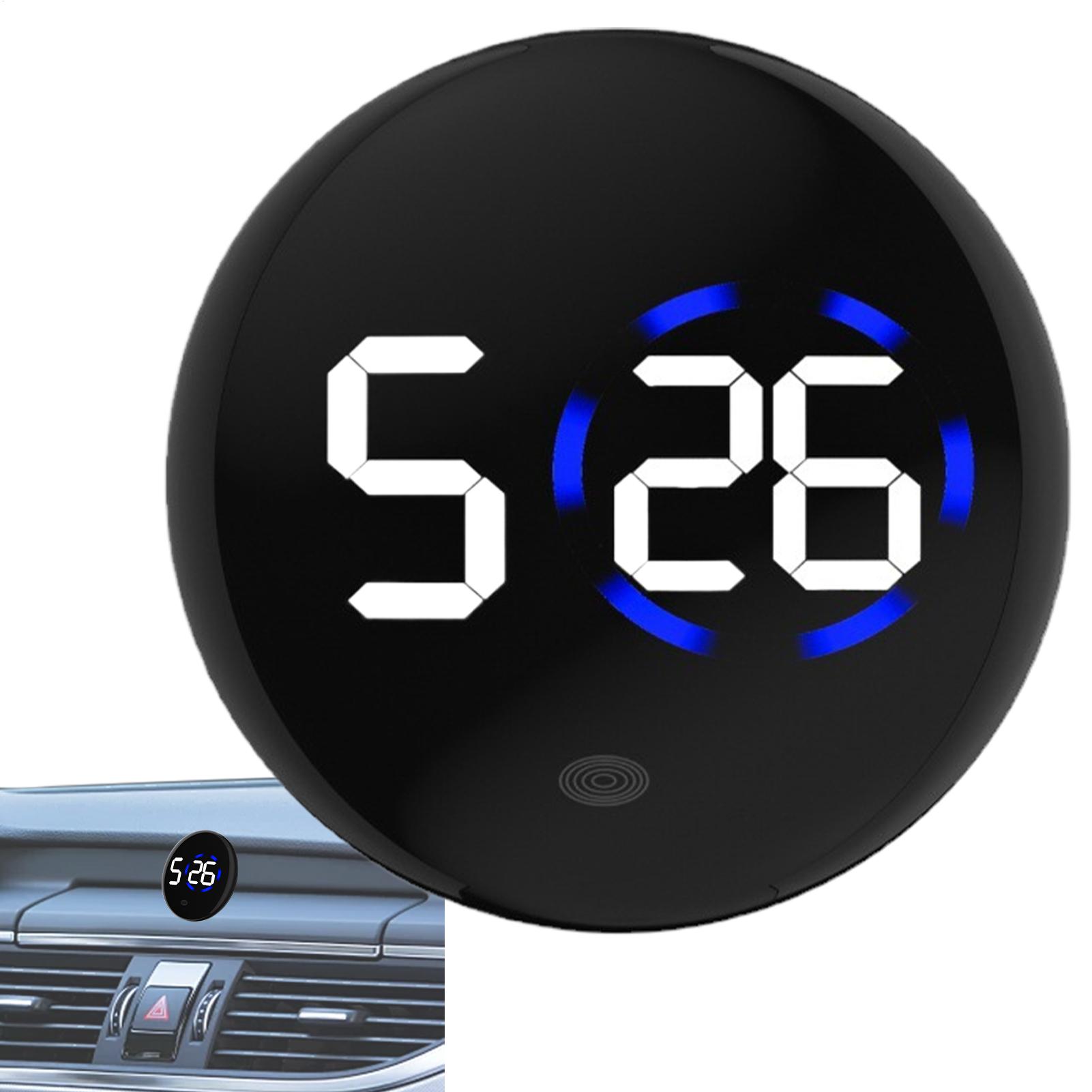 세련된 자동차 LED 시계 터치 컨트롤 대시보드 시계  - Electronics Gadgets For Car 리뷰 및 가격