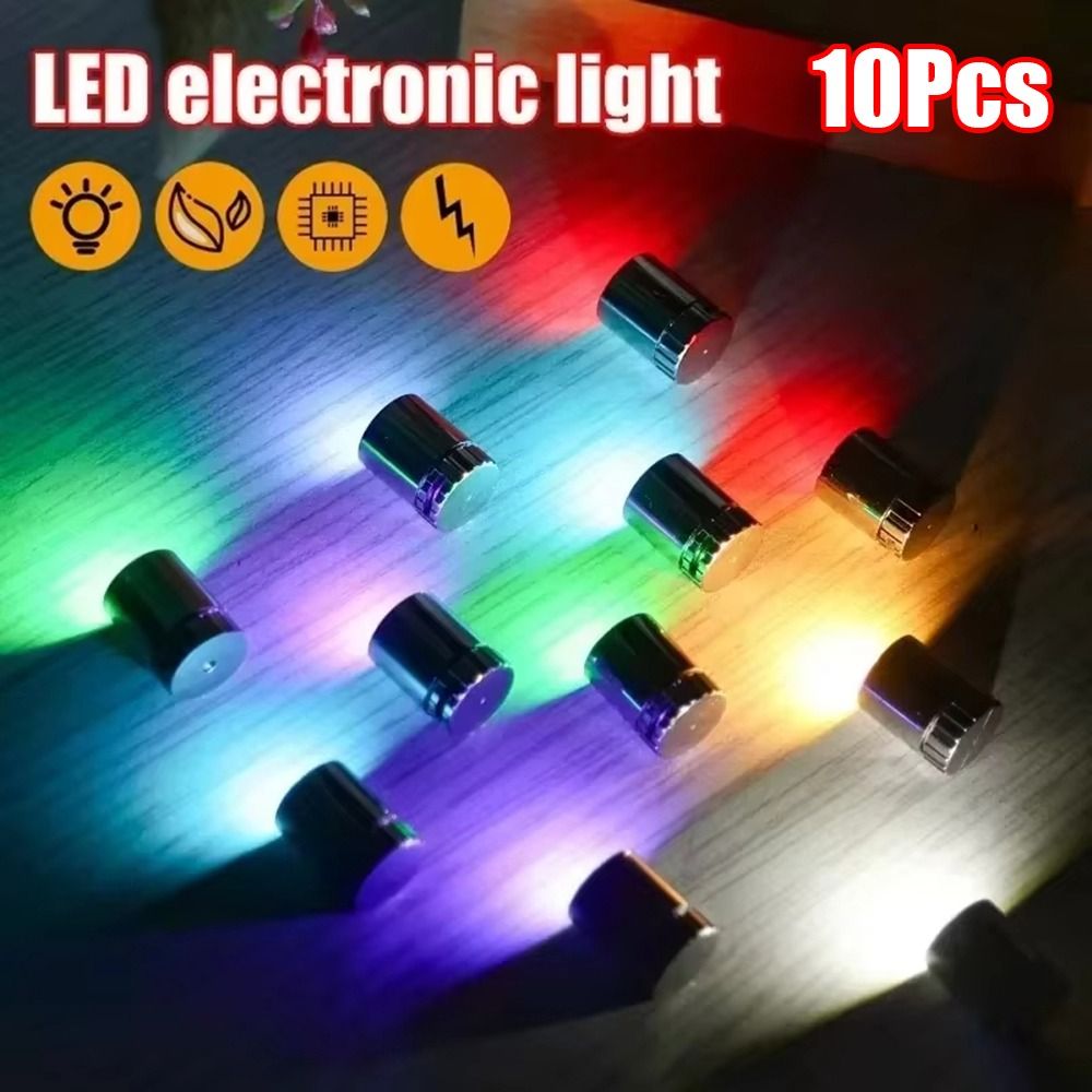 10Pcs 새로운 소형 미니 LED 조명 배터리 구동  - New Gadgets Electronic 리뷰 및 가격