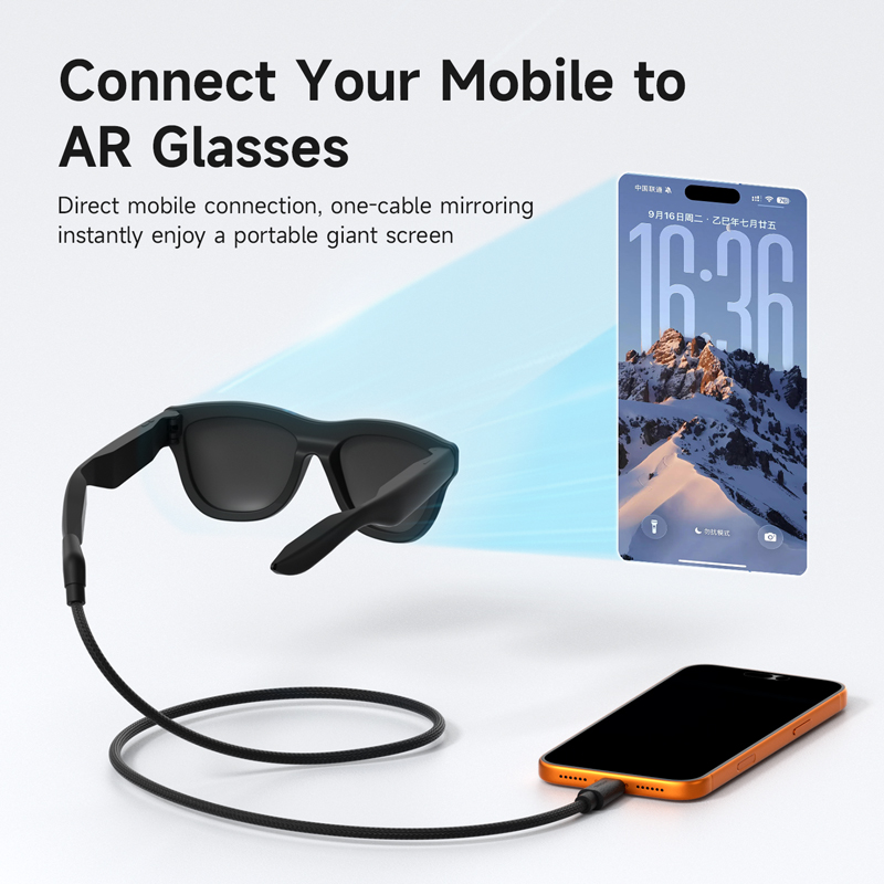 하기비스 AR 스마트 글래스 케이블 USB C 충전 데 - Smart Glasses Ar 리뷰 및 가격
