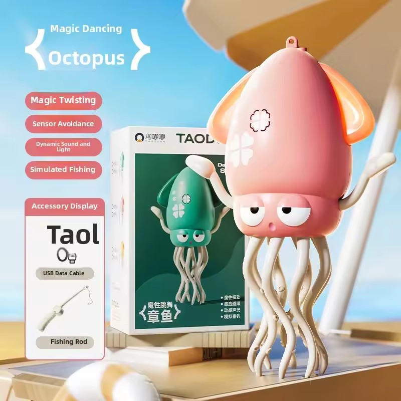 스마트 춤추는 문어 로봇 - 자동 회피 전자 장난감,  - Electronics Gadgets To Gift 리뷰 및 가격