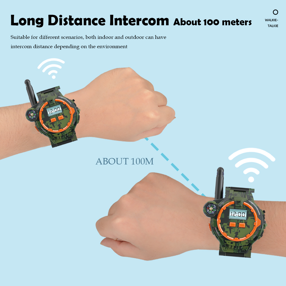 2개 전자 무전기 시계 장난감, 나침반 기능이 있는 창 - Electronics Gadgets To Gift 리뷰 및 가격