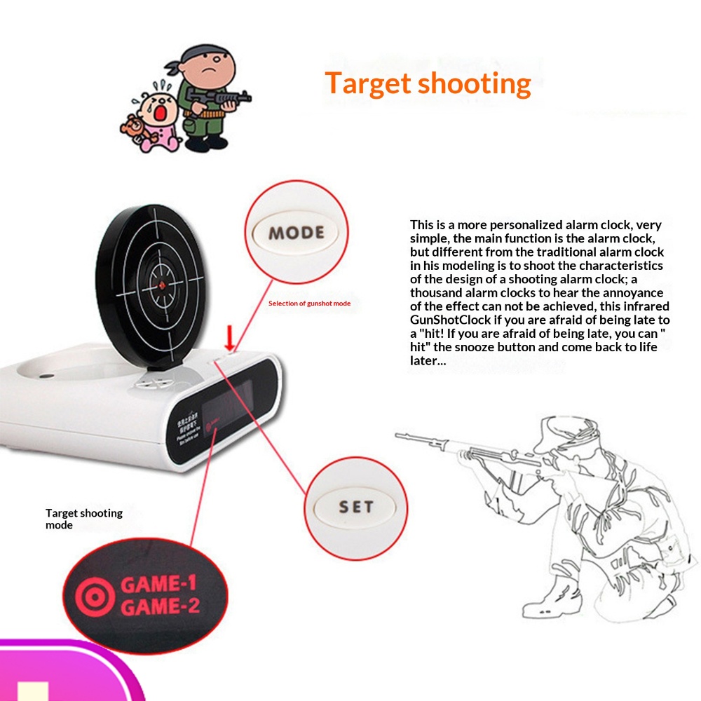 전자식 탁상시계, 창의적인 LED 디지털 알람 시계,  - Electronics Gadgets To Gift 리뷰 및 가격