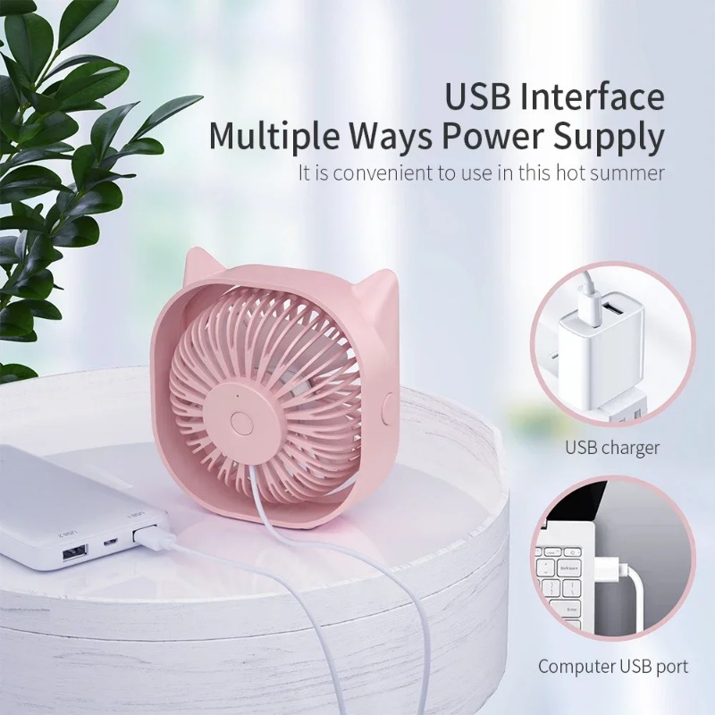 미니 USB 팬 테이블 소형 팬 전자 여름 USB 스마 - Smart Electronics Gadgets For Home 리뷰 및 가격
