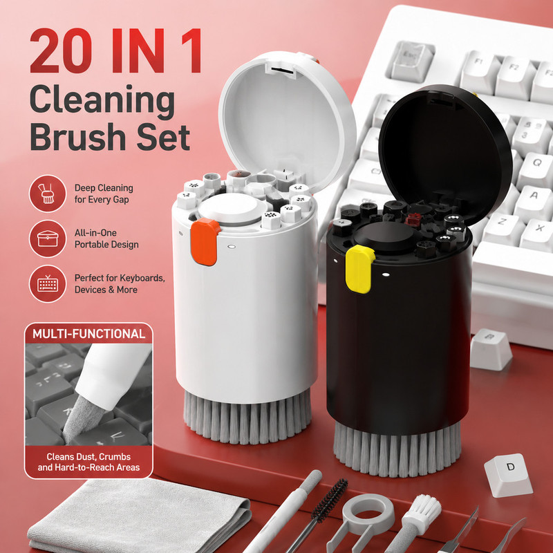 20-in-1 키보드 청소 키트, 전문적이고 효율적인  - Electronics And Gadgets 리뷰 및 가격