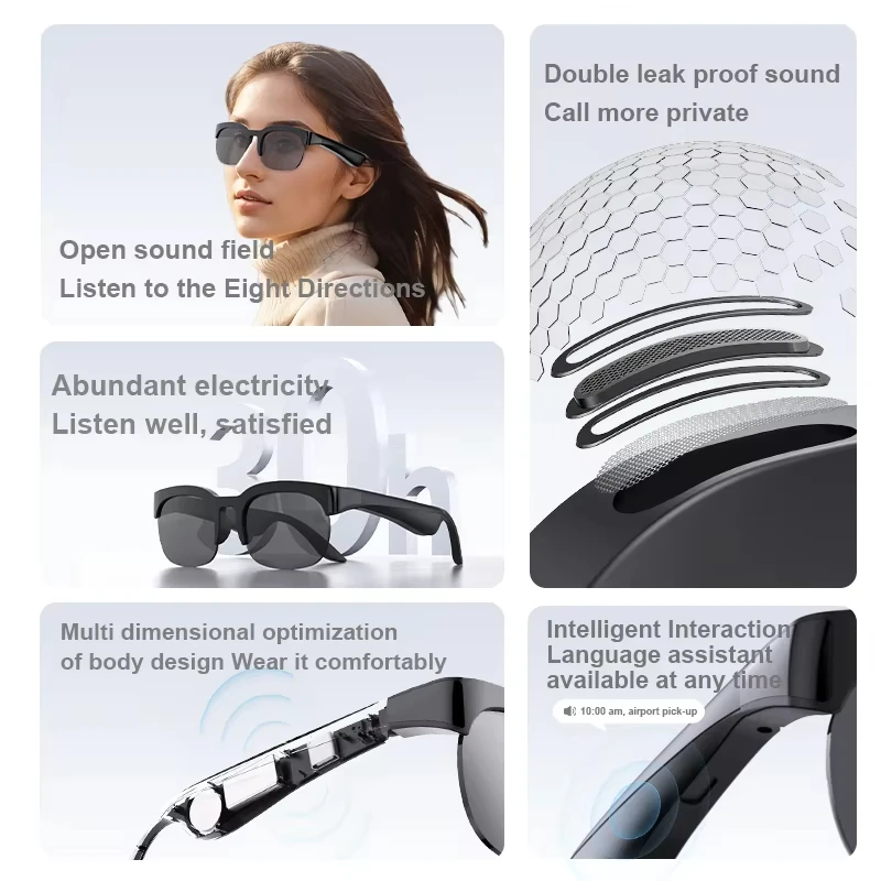 레노버 무선 AI 스마트 안경 블루투스 원격 제어 8K - Smart Glasses Ar 리뷰 및 가격