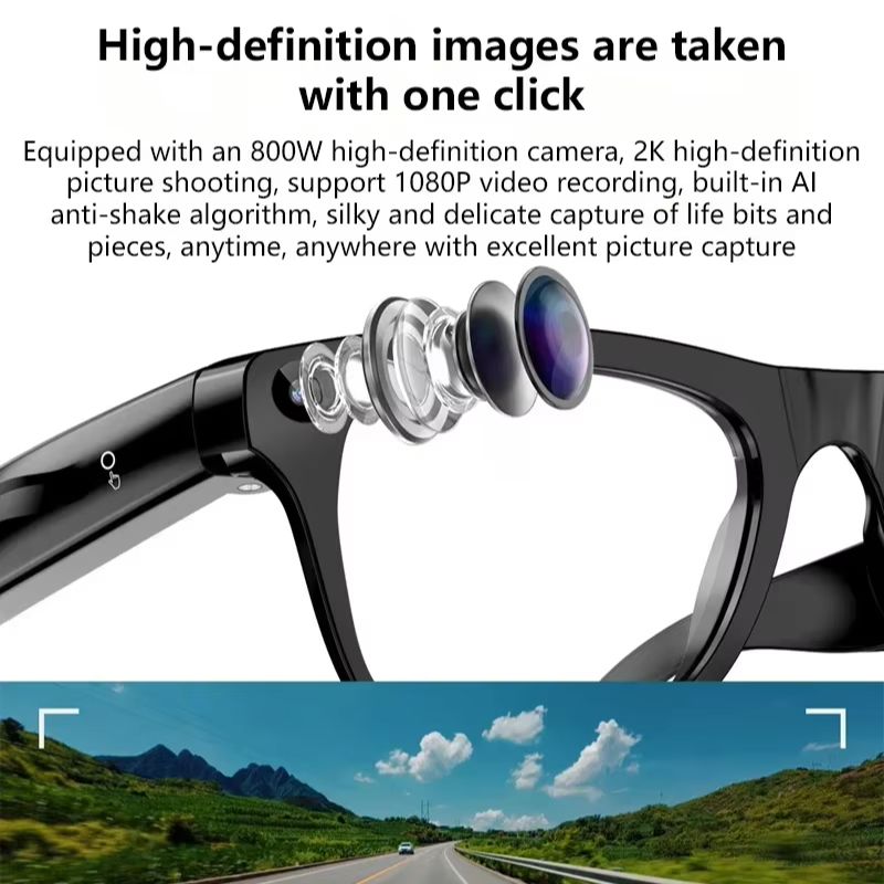 레노버 스마트 AI 안경 800만 화소 HD 4K 촬영 - Smart Glasses Ar 리뷰 및 가격