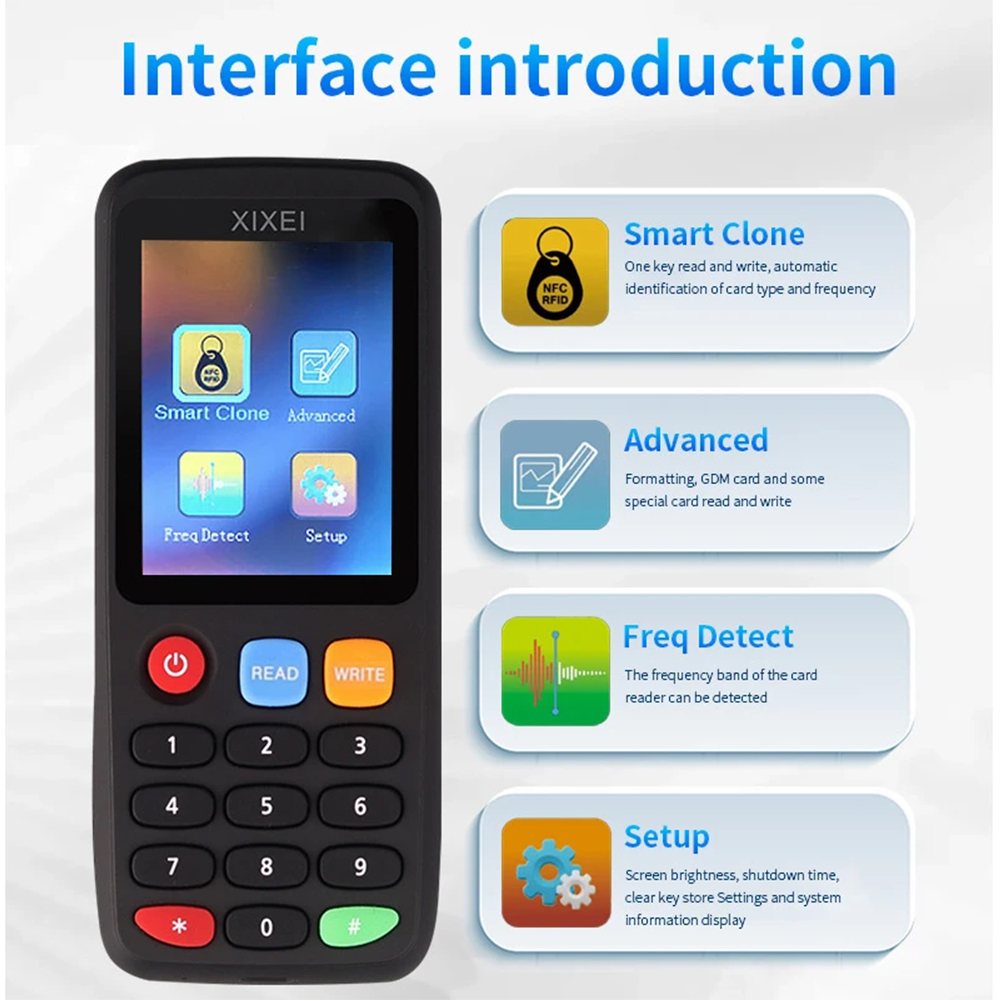 X7 스마트 카드 리더 RFID 키 복제 복사기 IC  - Nfc Tag Programmable 리뷰 및 가격